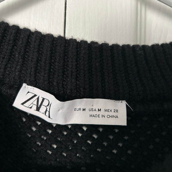 Zara pearl black sweater - NWOT - Picture 3 of 4